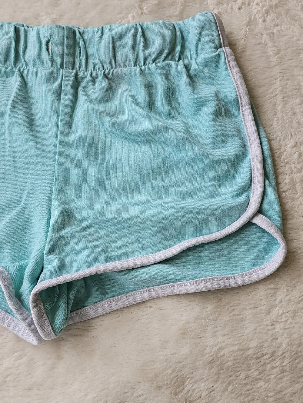 OshKosh B'gosh Girls Light Aqua Athletic Dolphin Shorts Size 8
